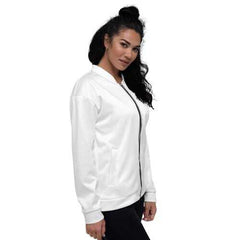 Womens Jackets, Blessed Up Graphic Text Bomber Jacket