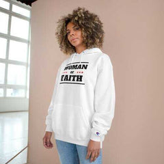 Womens Hoodies, Woman of Faith Graphic Style Hooded Shirt