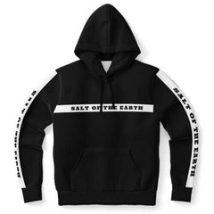 Mens Hoodies, Salt of the Earth Black and White Hooded Sweatshirt