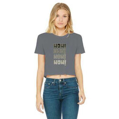 WoW WoW Women's Classic Cropped Raw Edge T-Shirt