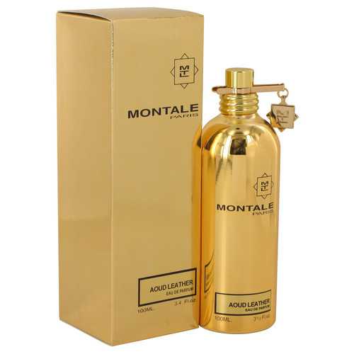 Montale Aoud Leather by Montale Eau De Parfum Spray (Unisex) 3.4 oz (Women)