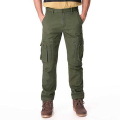 Mens Thick Loose Winter Polar Fleece Cargo Pants