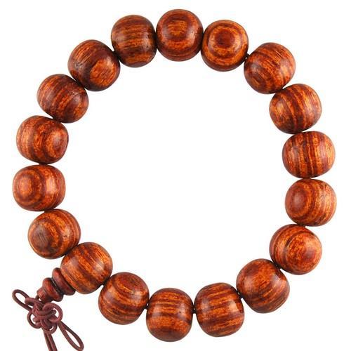 Unisex Light Reddish Wood Prayer Bracelet