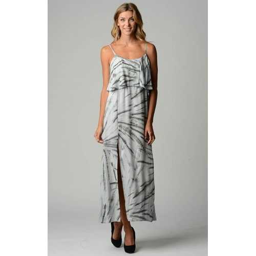 Women's Printed Tie Dye Maxi Dress