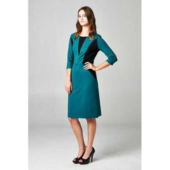 Women's Ponte Colorblock Sheath Dress