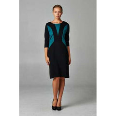 Women's Ponte Colorblock Sheath Dress