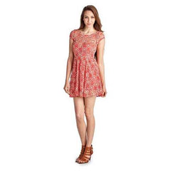 Women's Sleeveless Floral Lace Dress