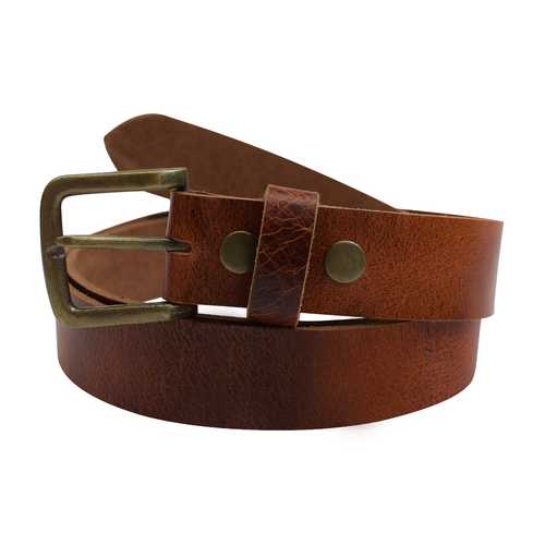 Rustic 100% Cowhide Leather Belt- Large Sizes