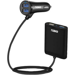 Naxa NA-3034 Front and Back Seat Car Charger