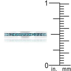 Stylish Stackables Aquamarine Crystal Ring