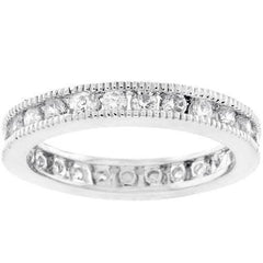 Classic Milgrain Eternity Band