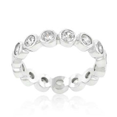 Linked Bezel Eternity Band