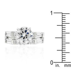 Engagement Set with Large Center Stone