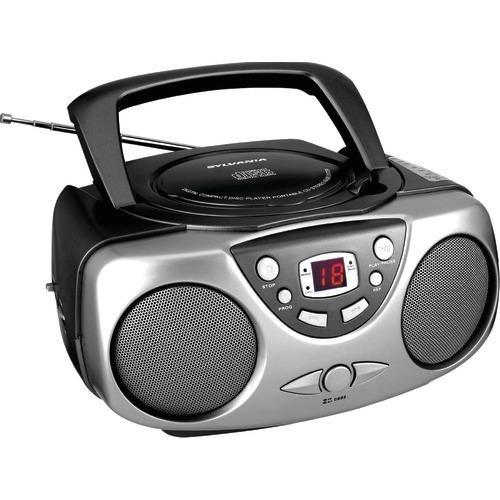 Sylvania Portable Cd Boom Boxes With Am And Fm Radio (black) (pack of 1 Ea)