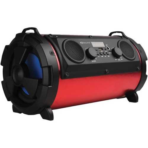 Supersonic Wireless Bluetooth Speaker (red) (pack of 1 Ea)