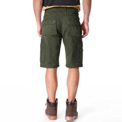 Plus Size Cargo Military Shorts