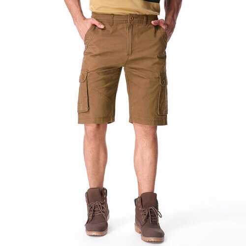 Plus Size Cargo Military Shorts