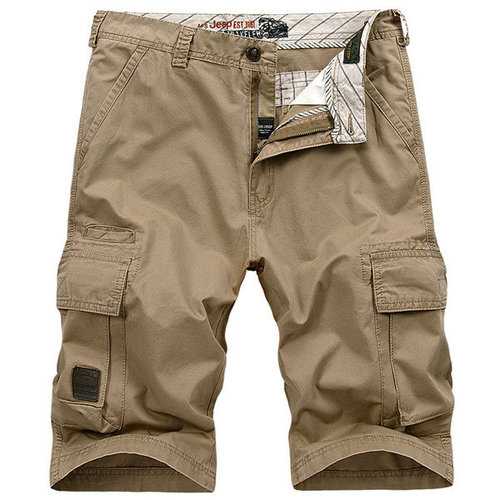 Casual Vintage Multi-Pocket Sport Fifth Cargo Shorts for Men