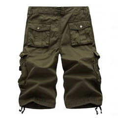 Multi-pocket Cotton Casual Cargo Shorts