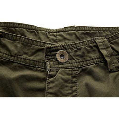 Multi-pocket Cotton Casual Cargo Shorts