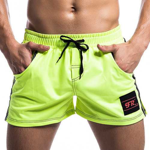 Mens Plain Fitness Sport Casual Shorts