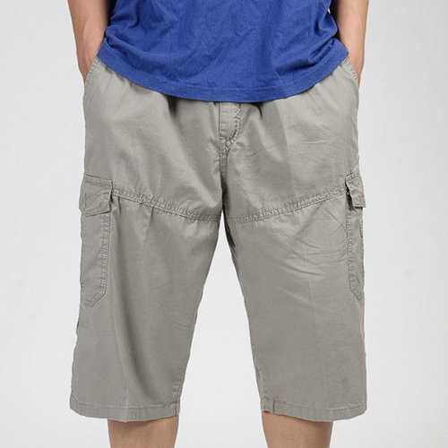 Mens Fashion Multi-pocket Cargo Shorts