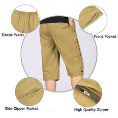 Breathable Loose Fit Casual Cargo Shorts