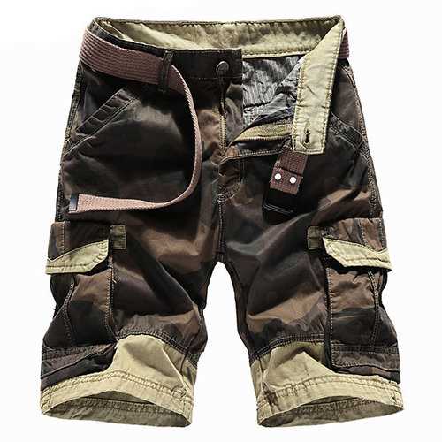 Breathable Cotton Casual Cargo Shorts