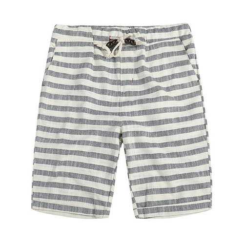 Summer Breathable Striped Casual Shorts