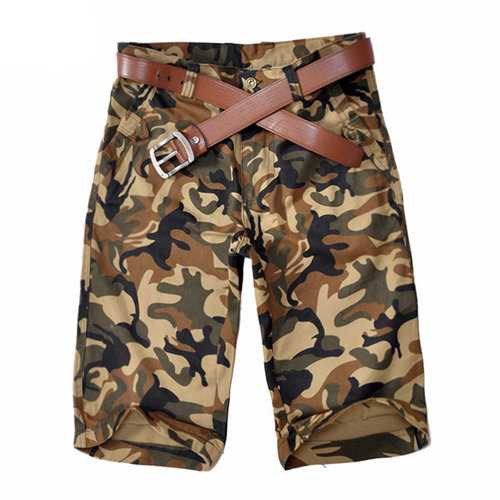 Summer Breathable Camouflage Casual Shorts