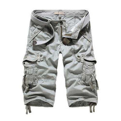 Outdoor Multi-pocket Cotton Cargo Shorts