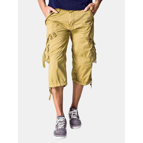 Multi-pocket Casual Cotton Cargo Shorts