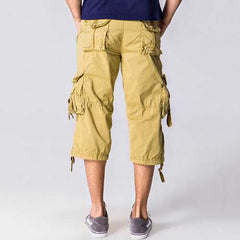 Multi-pocket Casual Cotton Cargo Shorts