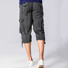 Multi-pocket Casual Cotton Cargo Shorts