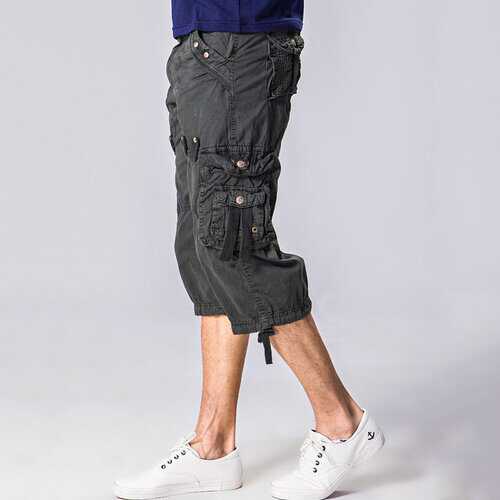 Multi-pocket Casual Cotton Cargo Shorts