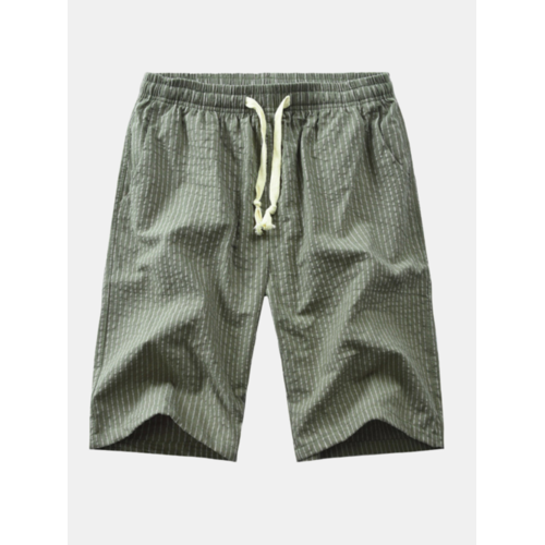 Mens Stripe Comfy Side Kick Causal Shorts