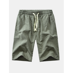 Mens Stripe Comfy Side Kick Causal Shorts