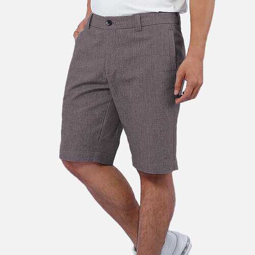 Cotton Breathable Slim Fit Straight Shorts