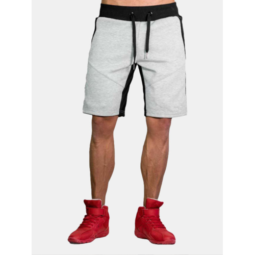 Mens 100% Cotton Patchwork Fitness Shorts