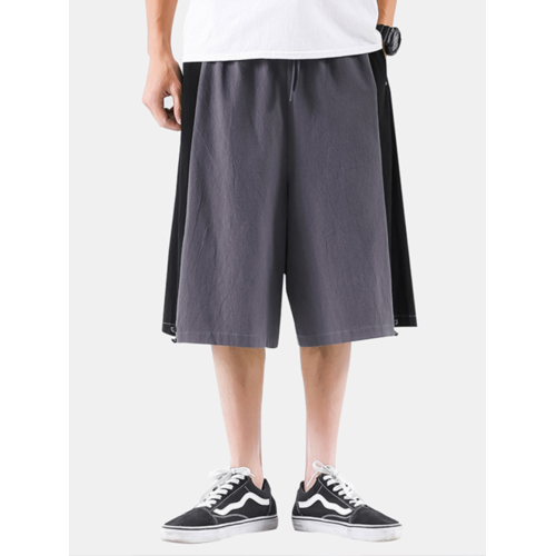 Mens Chinese Style Cotton Linen Loose Pants