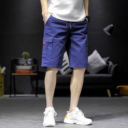 Season New Cotton Men's Tooling Shorts Youth Men's Five Pants Fashion Wild Casual Men's Clothing