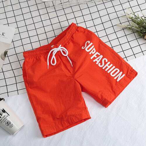 Season Men's Printed Shorts Youth Casual Quick-drying Shorts Tide Men's Beach Pants