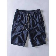 Summer Fashion Stripe Drawstring Shorts