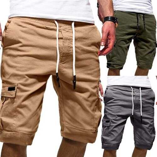 Season New Men's Youth Fashion Loose Pants Men's Fine Casual Shorts