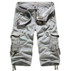 Season New Men's Tooling Eight Points Shorts Cotton Tide Men's Multi-pocket Tooling Shorts Men