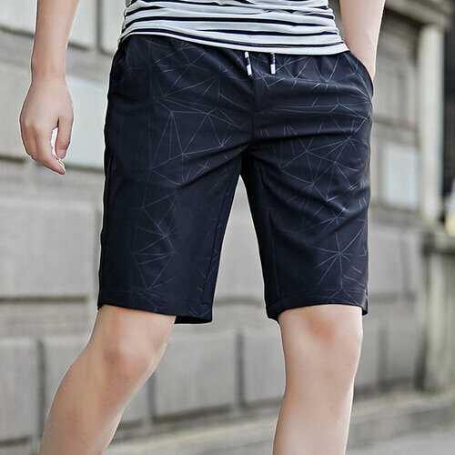 Pattern Men's Trousers Five Pants Season Classic Breathable Thin Section Tooling Quick-drying Simple Casual Shorts Men