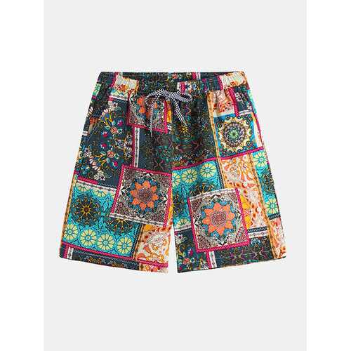 Summer Mens Fashion Printed Beach Shorts