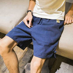 Shorts Trend Casual Men's Pants Linen Youth Tide Pants Loose Season Cotton And Linen Pants