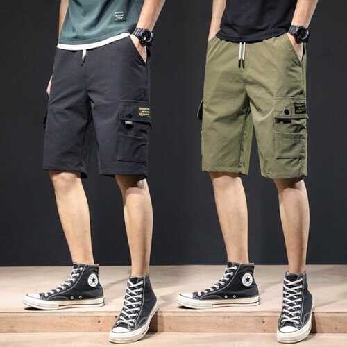 Five Pants Men's Season Trend Slim Loose Thin Sports Casual Pants Pants Shorts