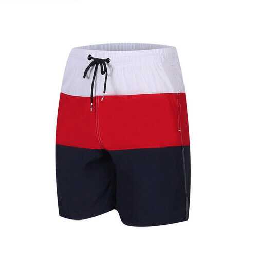 Season Men's Casual Stitching Contrast Color Shorts Europe And The United States Version Of The Sports Shorts Men's Tide Version Loose Shorts 257